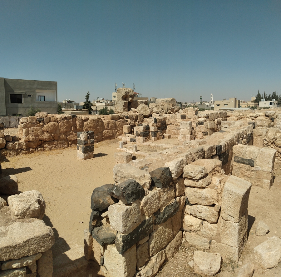 Looking from the side room into the church